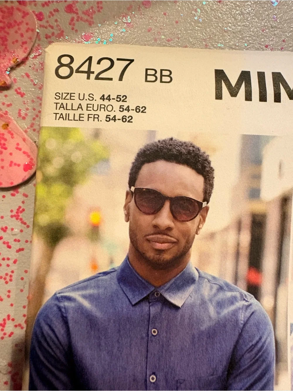 BN UNCUT SIMPLICITY 8427 BB MENS SEWING PATTERNS SHIRTS